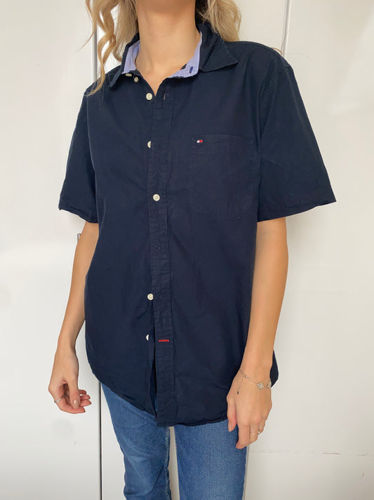 Tommy Hilfiger | Cotton | Short-Sleeve Shirt | Size Medium | Second-hand
