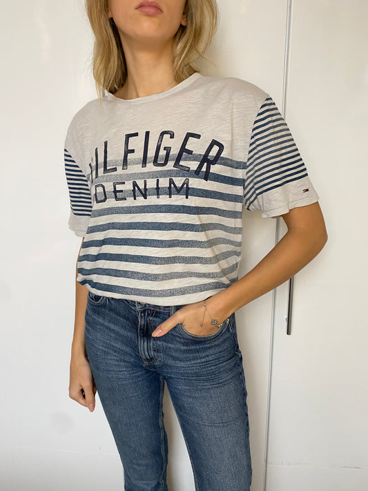 Tommy Hilfiger | T-Shirt | Size Large | 100% Cotton | Second-hand