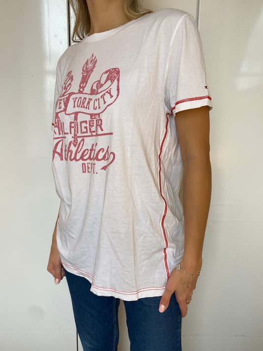 Tommy Hilfiger T-Shirt | Size L | White