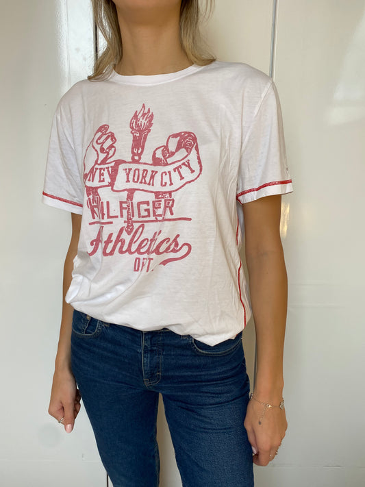 Tommy Hilfiger T-Shirt | Size L | White